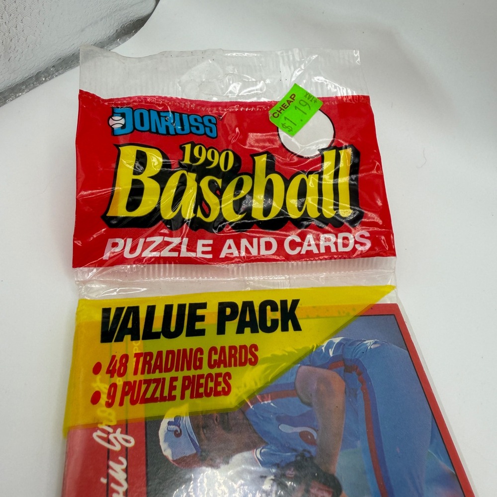 1990 Donruss Baseball Value‎ Pack Factory Sealed 48 Cards